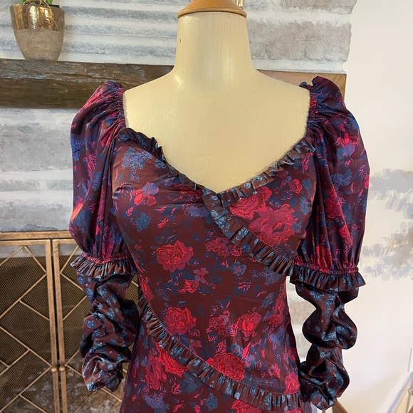 Multi color silky stretch for Love and Lemons dress - Picture 9 of 9